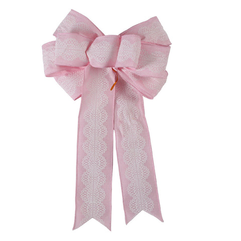 Christmas Tree Decoration Accessories Ribbon Bow Pendant