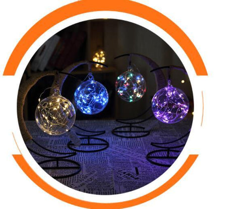 LED hand rope rattan ball copper wire Night Light lamp