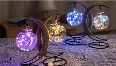 LED hand rope rattan ball copper wire Night Light lamp