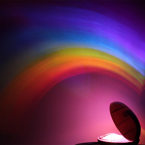 LED Colorful Sky Rainbow Night Light Romantic Projection Lamp