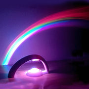LED Colorful Sky Rainbow Night Light Romantic Projection Lamp