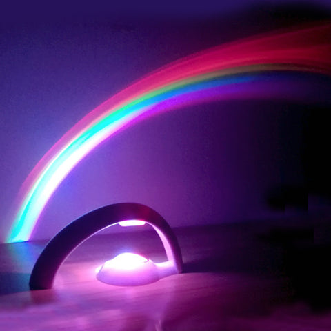 LED Colorful Sky Rainbow Night Light Romantic Projection Lamp