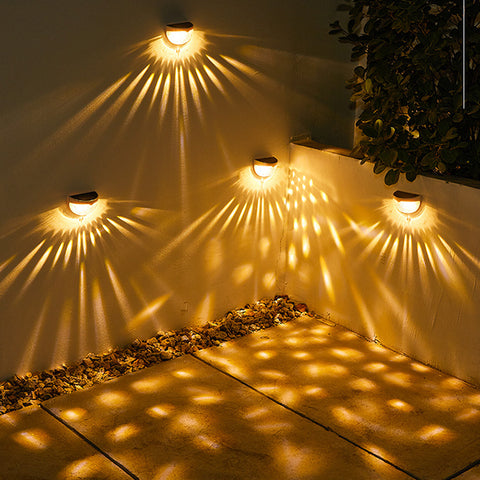 Led Solar Outdoor Garden Decoration For Shadow Wall Light