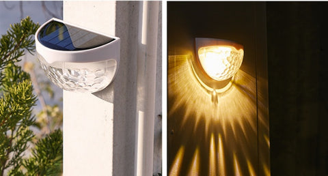 Led Solar Outdoor Garden Decoration For Shadow Wall Light