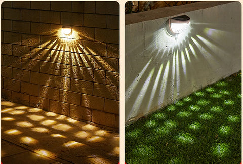 Led Solar Outdoor Garden Decoration For Shadow Wall Light