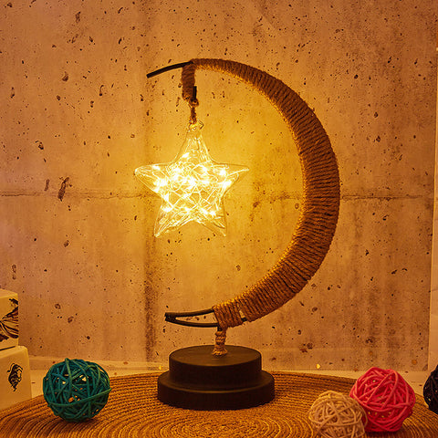 LED hand rope rattan ball copper wire Night Light lamp