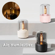 LED Night CandleLight Humidifier Aroma Diffuser Portable Electric