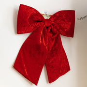 Christmas Decorations 60cm Red Lint Bowknot Christmas Accessories