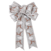 Christmas Tree Decoration Accessories Ribbon Bow Pendant