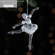 Christmas Tree Decorations Accessories Transparent Acrylic