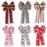 Christmas Tree Decoration Accessories Ribbon Bow Pendant