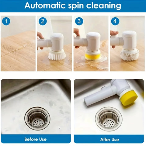 USB Electric Spin Cleaning Brush