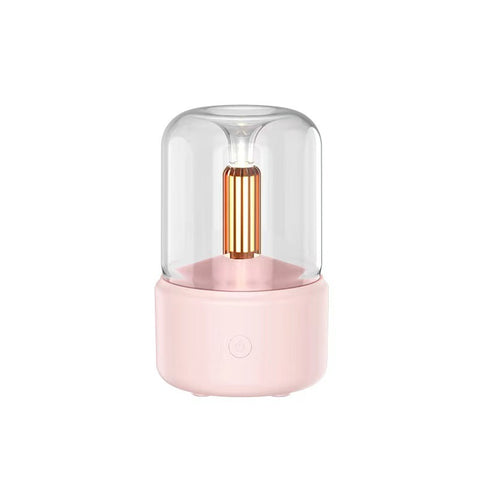 LED Night CandleLight Humidifier Aroma Diffuser Portable Electric