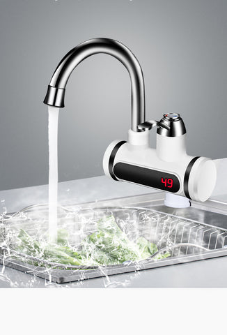 Kitchen Electric Water Tap for Cold Water Heater Temperature Faucet