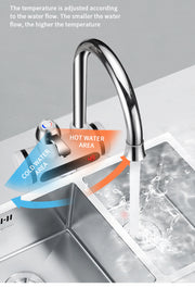 Kitchen Electric Water Tap for Cold Water Heater Temperature Faucet